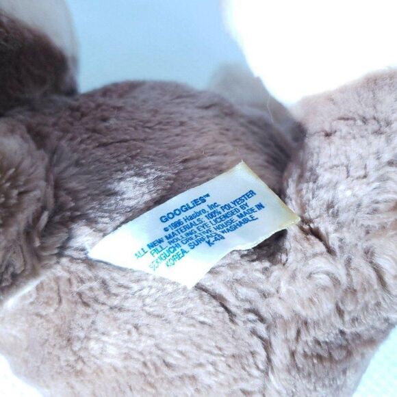 Hasbro Softies 1986 Vintage Googlies Monkey 10" Plush Stuffed Animal Toy - Picture 6 of 8